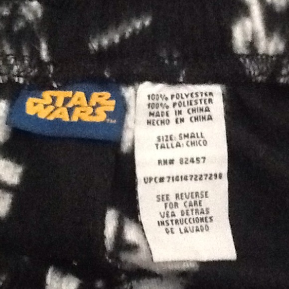 Star Wars Flannel PJ Sleep Pant Sz Small - Picture 5 of 8
